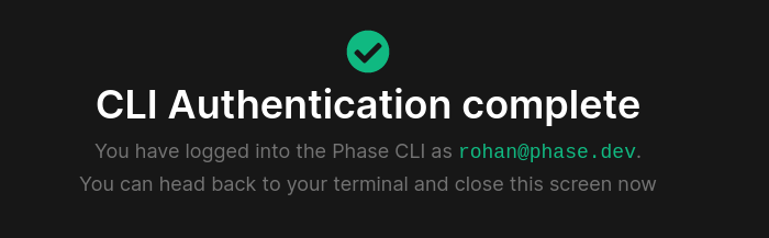 webauth success